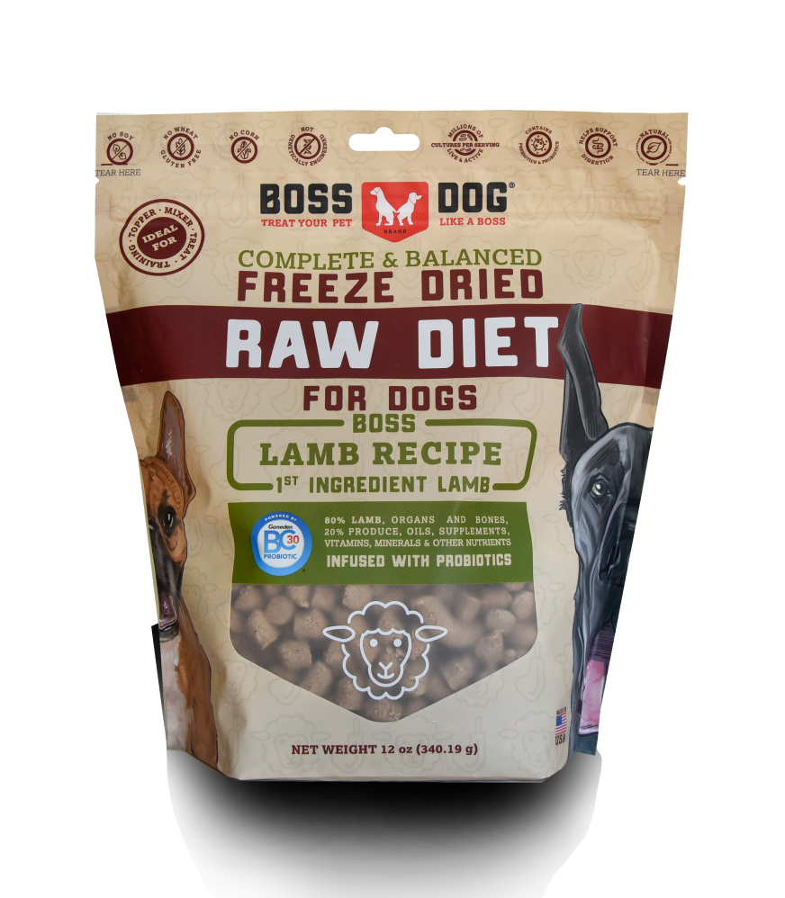 Boss Dog Freeze Dried Lamb Diet