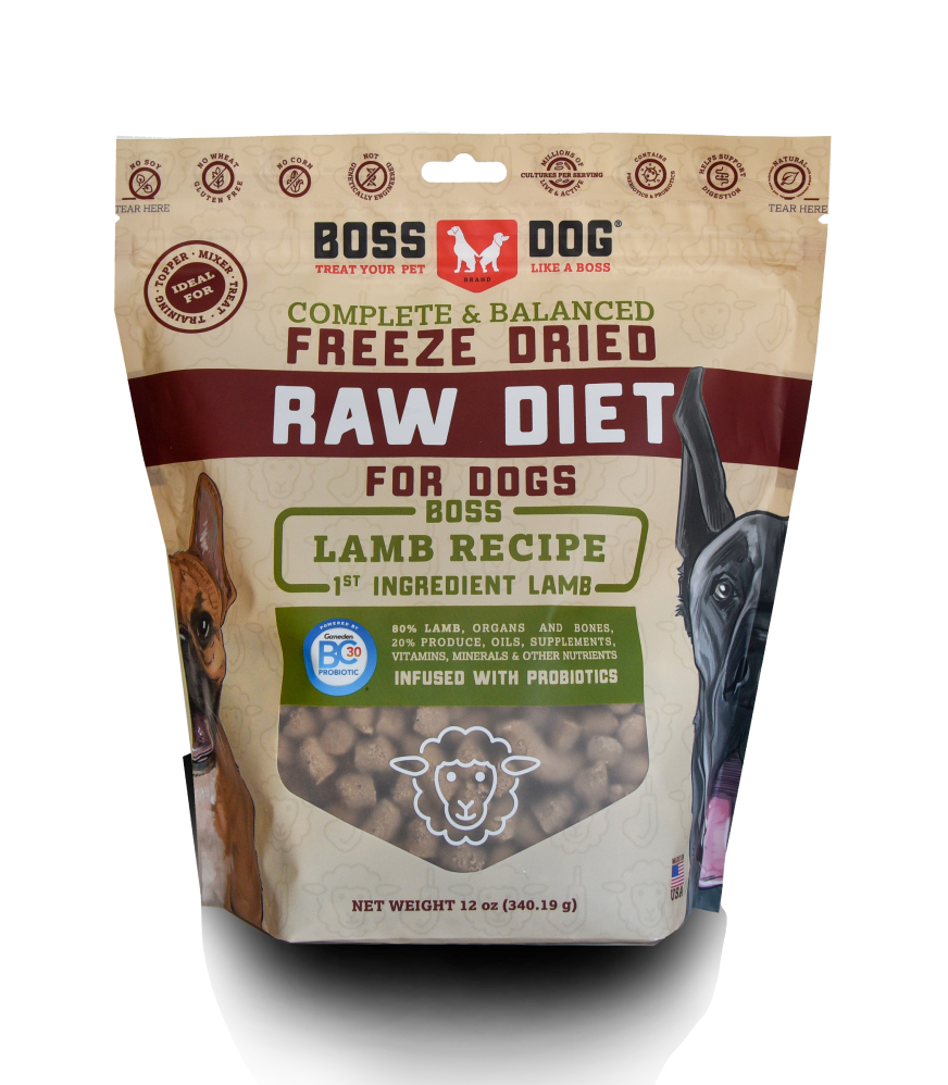 Boss Dog Freeze Dried Lamb Diet - Click Image to Close