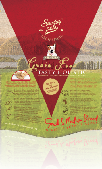 Sunday Pets Tasty Holistic Grain Free Senior - Click Image to Close