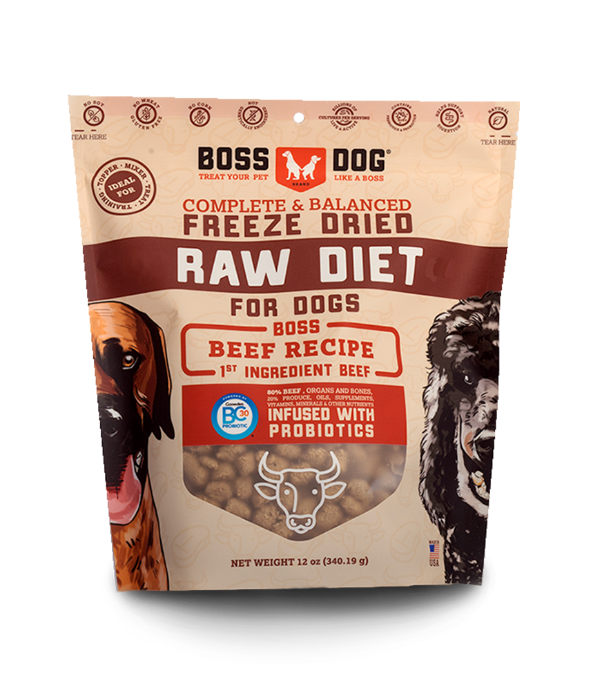 Boss Dog Freeze Dried Beef Diet - Click Image to Close