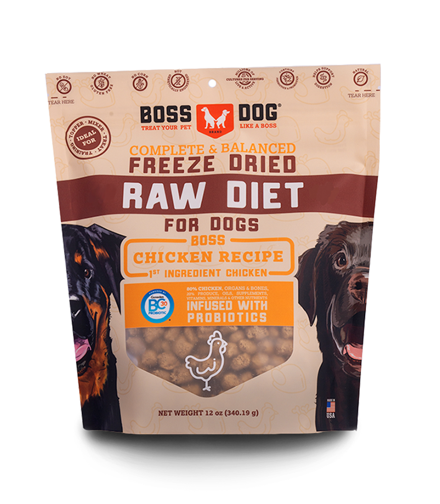 Boss Dog Freeze Dried Chicken Diet