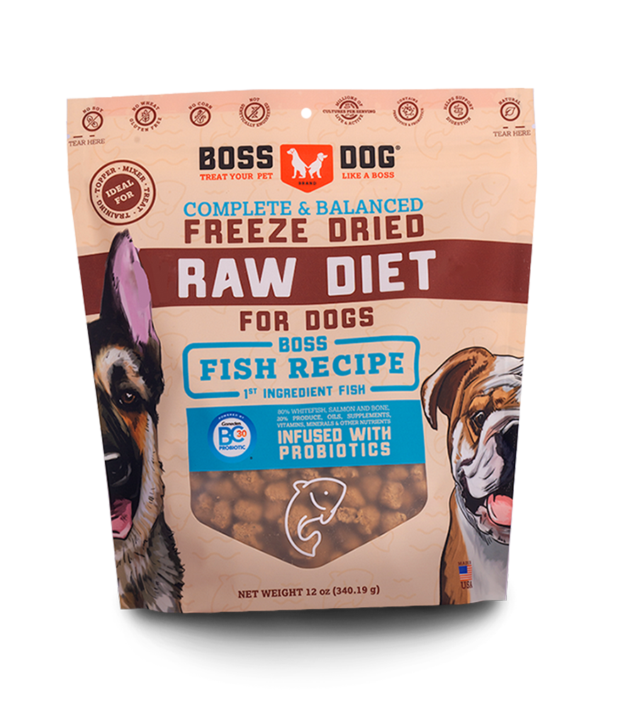 Boss Dog Freeze Dried Fish Diet - Click Image to Close