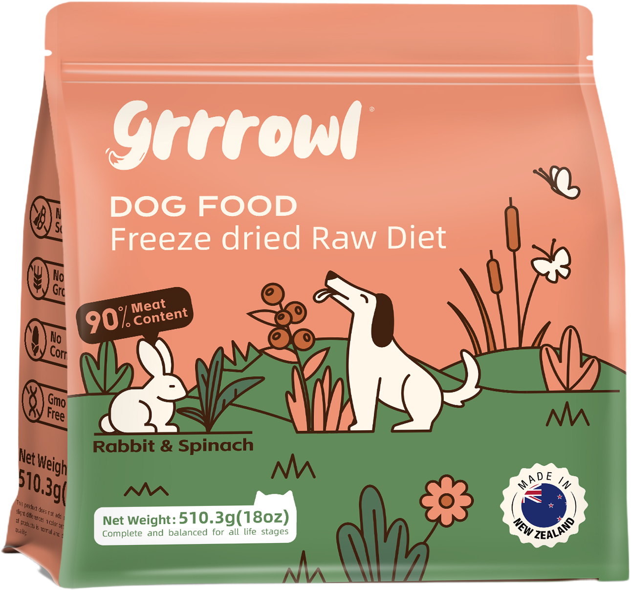 Freeze Dried Raw Diet for Dogs – Rabbit & Spinach - Click Image to Close