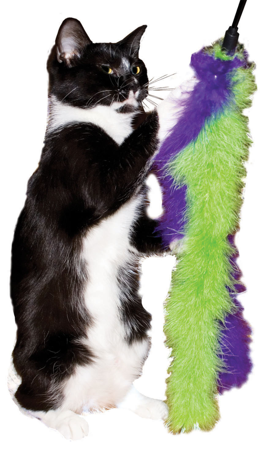 Imperial Cat Marabou Wand - Click Image to Close